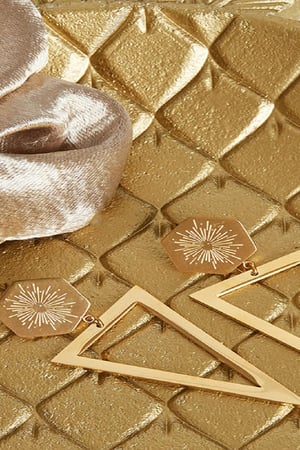 Earrings Fireworks Silver Color Stainless Steel h5 Picture3